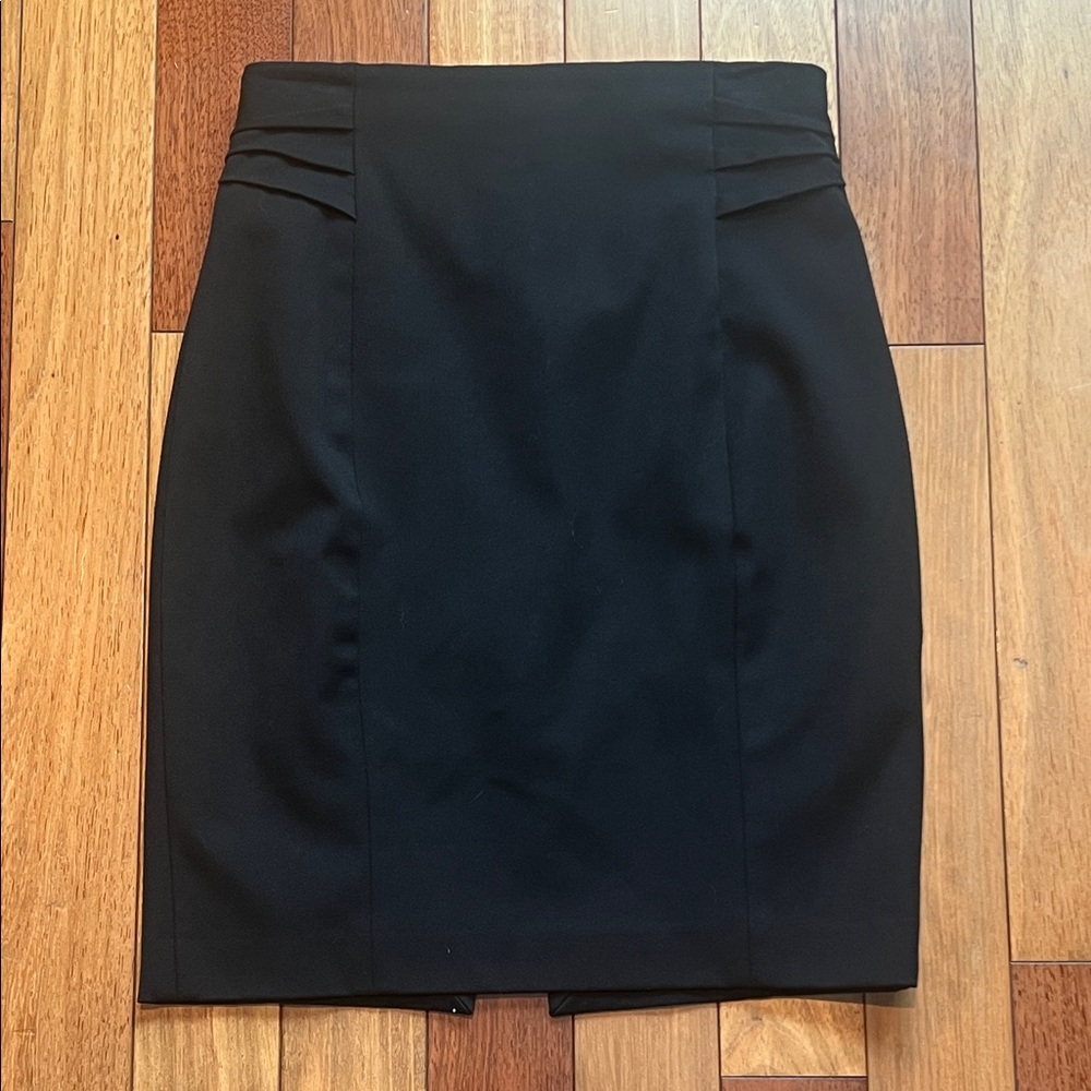 Express Classic Black Pencil Skirt - Sleek Office & Evening Wear
